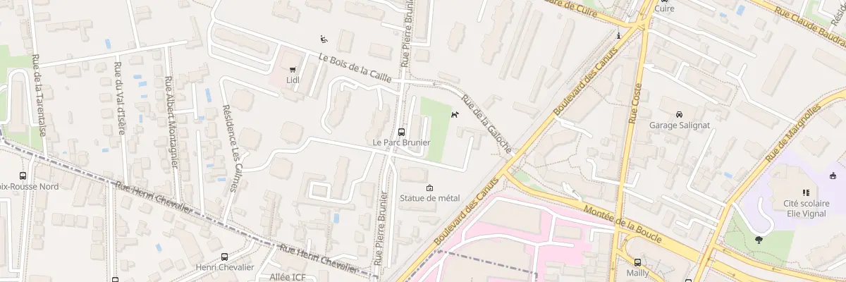 Plan du 18 Rue Pierre Brunier à Caluire-et-Cuire