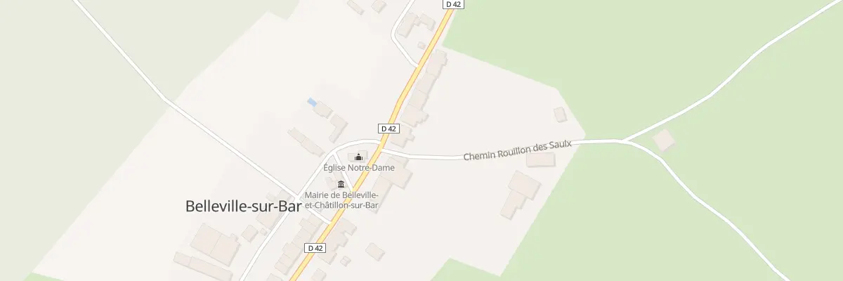 Plan du 36 Rue Principale à Belleville-et-Châtillon-sur-Bar
