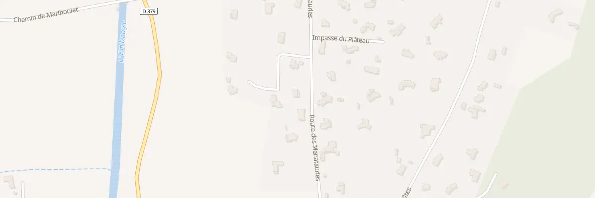Plan du 1051 Rte des Ménafauries à Charmes-sur-Rhône