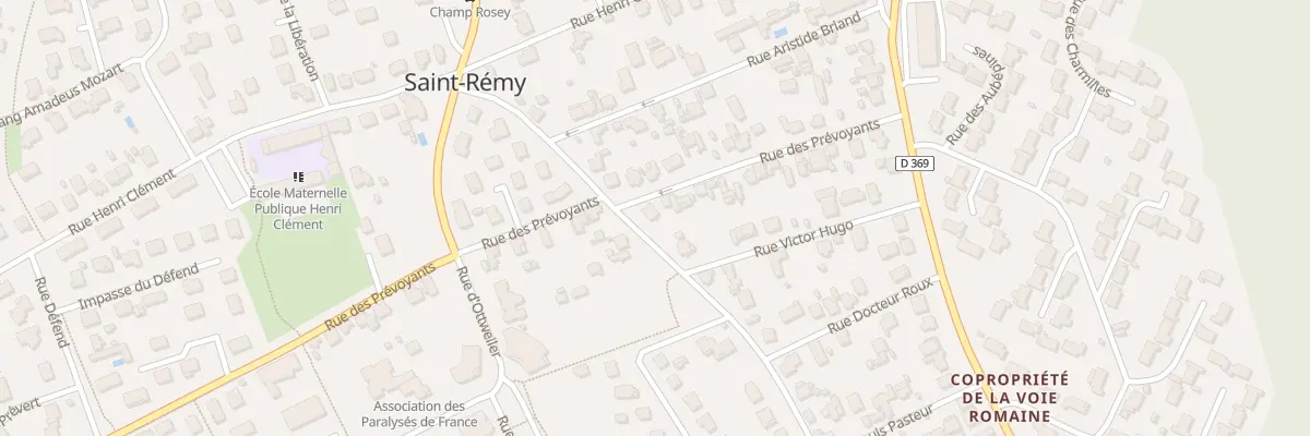 Plan du 29 Rue des Prévoyants à Saint-Rémy