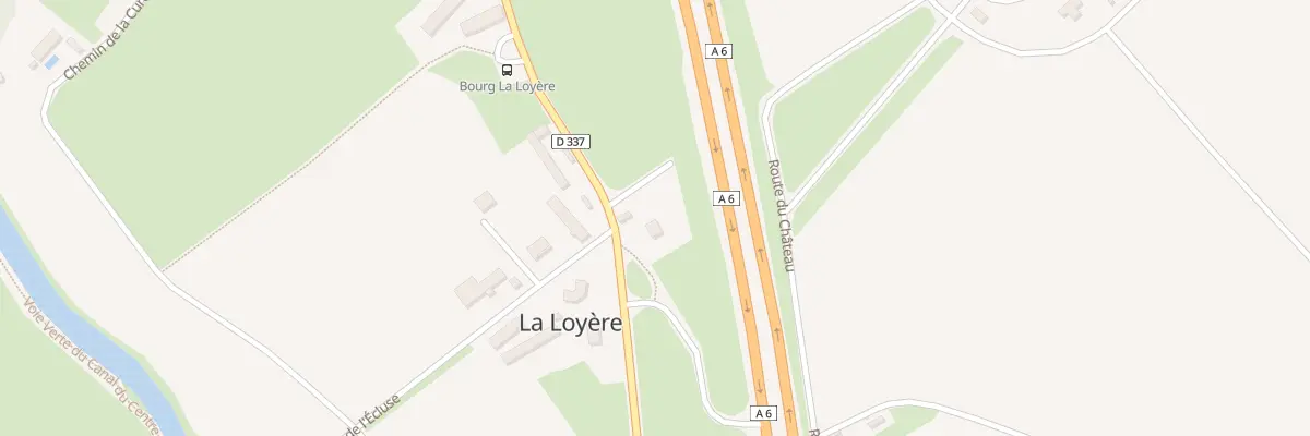Plan du 4 Rte du Bourg - La Loyere à Fragnes-La Loyère
