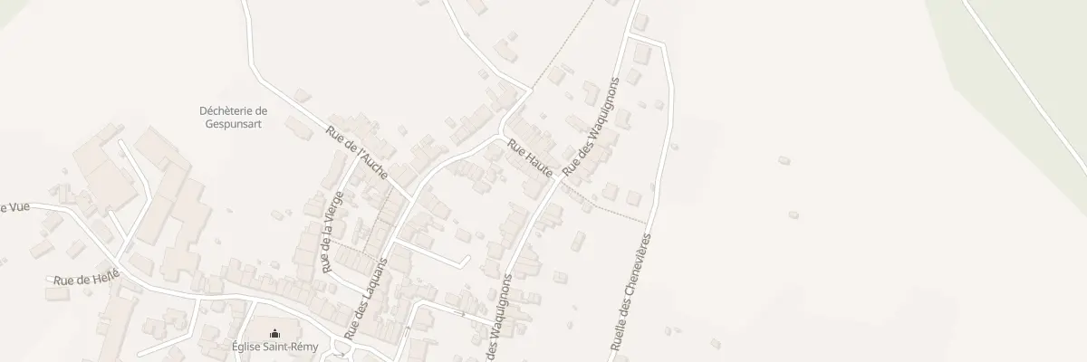 Plan du 1 Rue Haute à Gespunsart