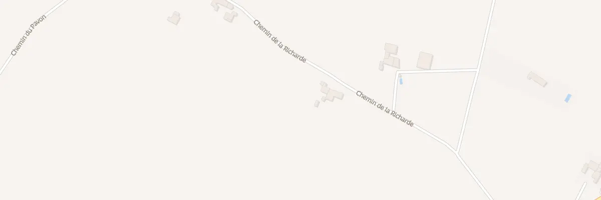 Plan du 5305 Le Pavon Vers Baltra à Sauzet