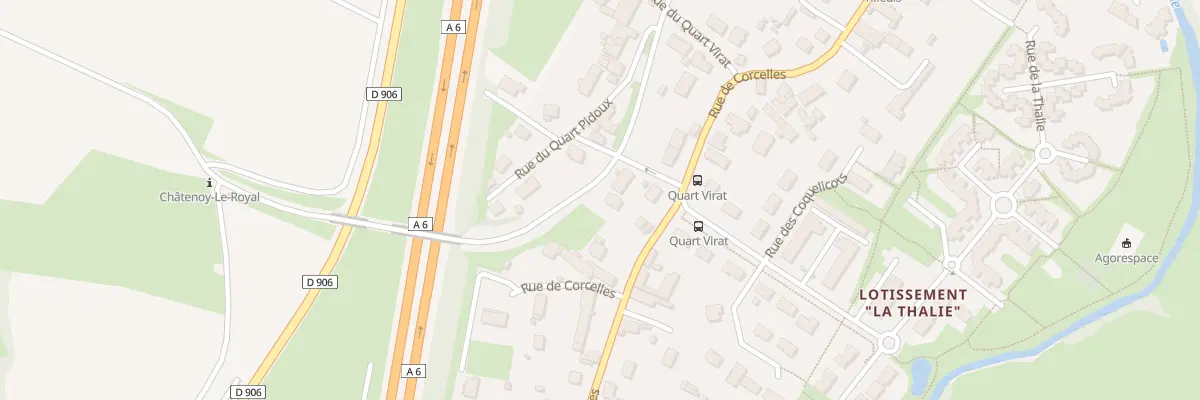 Plan du 25D Rue du Quart Pidoux à Champforgeuil