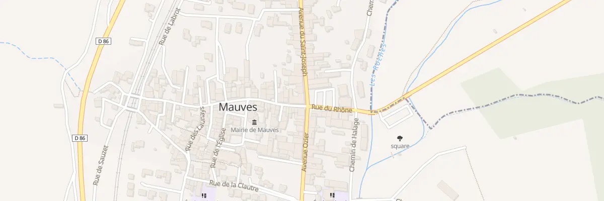 Plan du 1 Av du Saint Joseph à Mauves