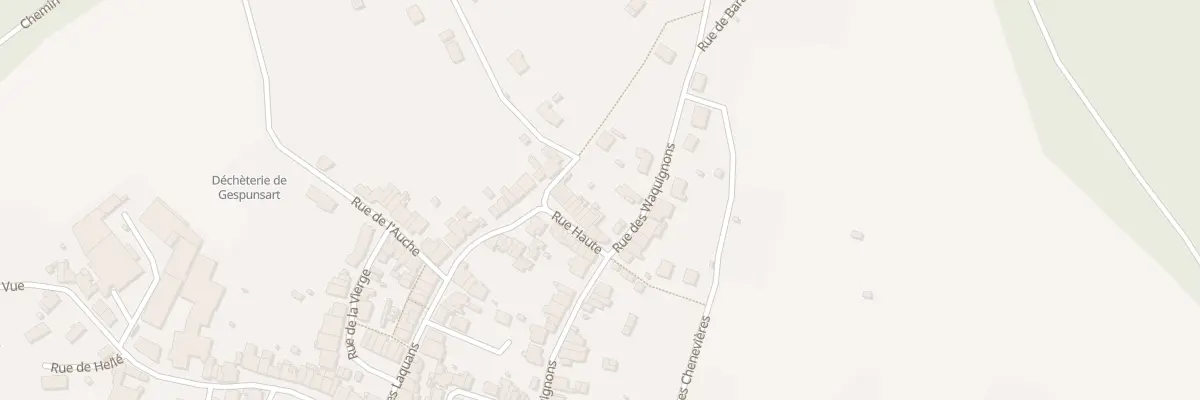 Plan du 10 Rue Haute à Gespunsart