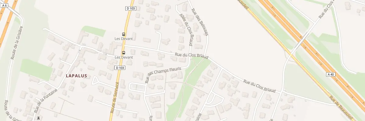 Plan du 10 Rue du Clos Briaud à Sancé