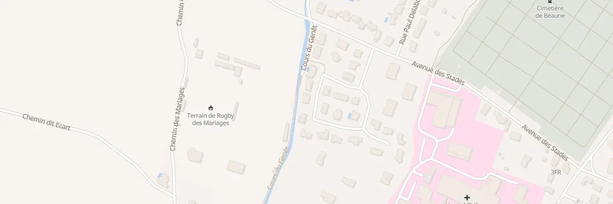 Plan du 10 Rue des Feves à Beaune
