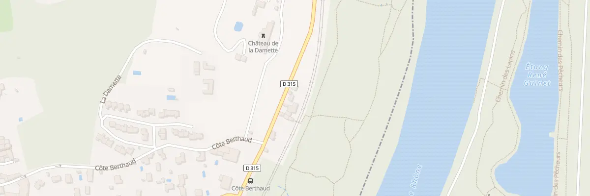 Plan du 5 Rue de la Damette à Irigny
