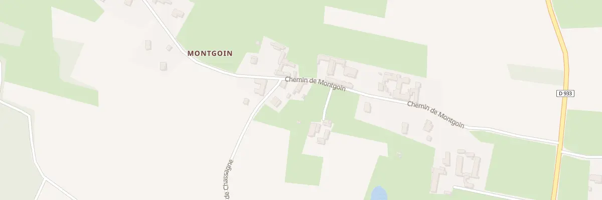 Plan du 429 Che de Montgoin à Garnerans