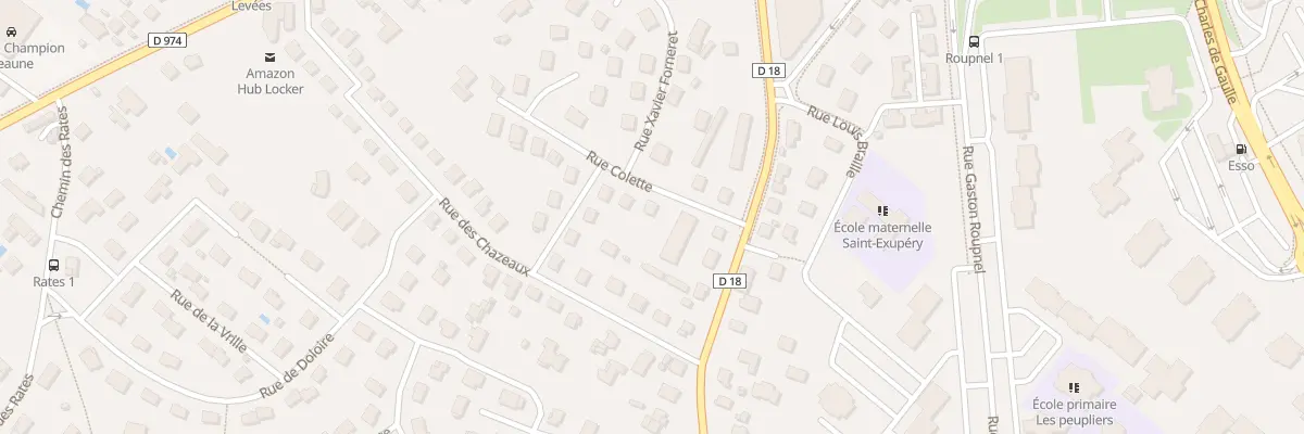 Plan du 3 Rue Colette à Beaune