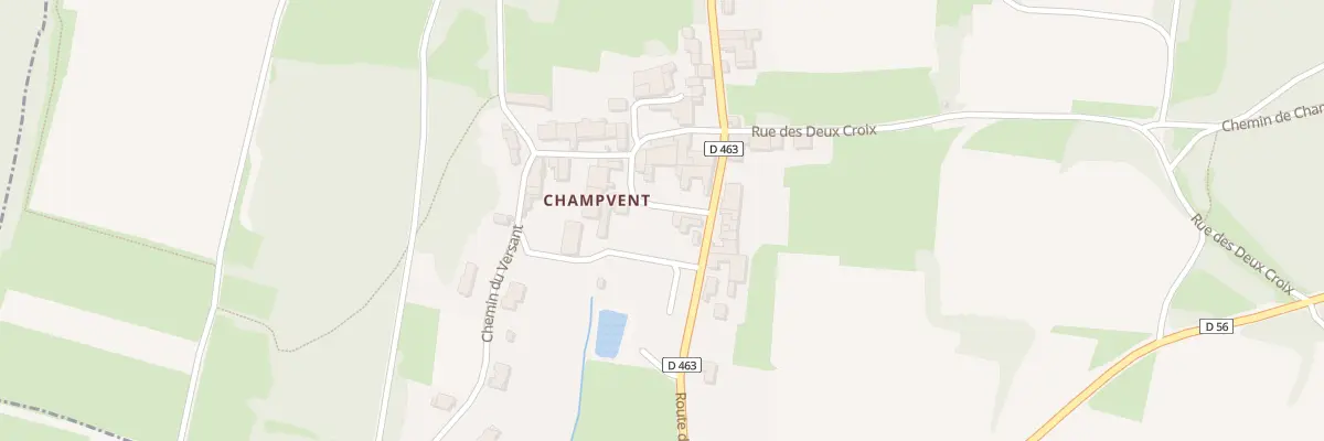 Plan du 5083 Champvent à Chardonnay