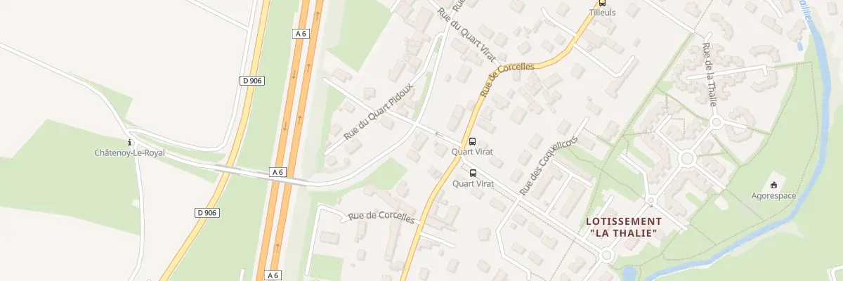 Plan du 25C Rue du Quart Pidoux à Champforgeuil