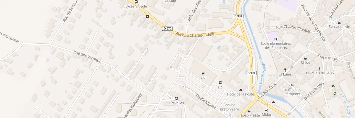Plan du 6 Rue des Vérottes à Beaune