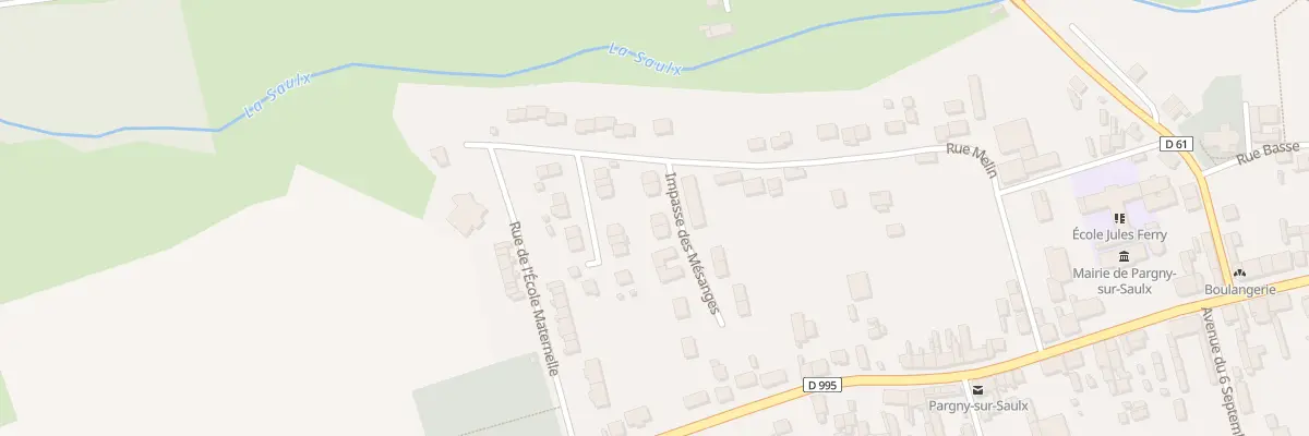 Plan du 6 Imp des Mesanges à Pargny-sur-Saulx