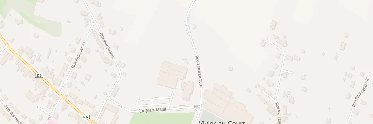 Plan du 1 Rue Terre la Tour à Vivier-au-Court