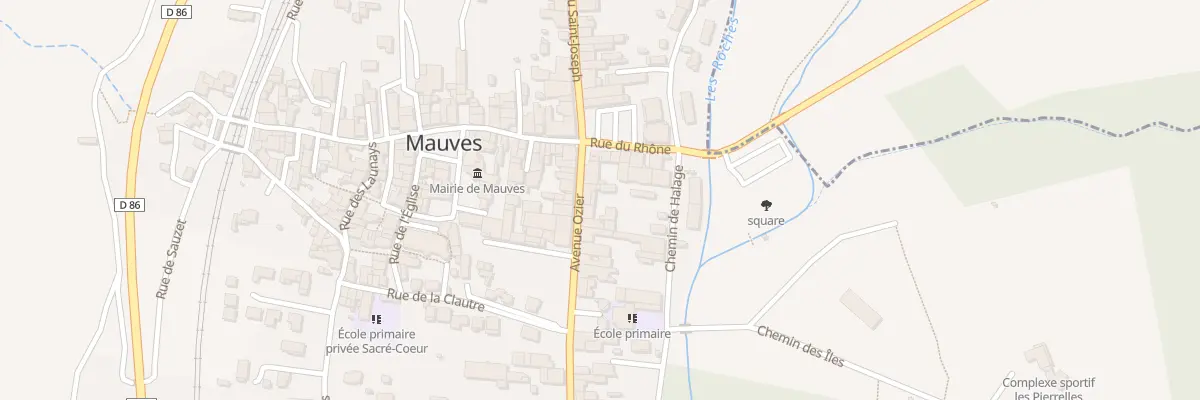 Plan du 13 Av Ozier à Mauves