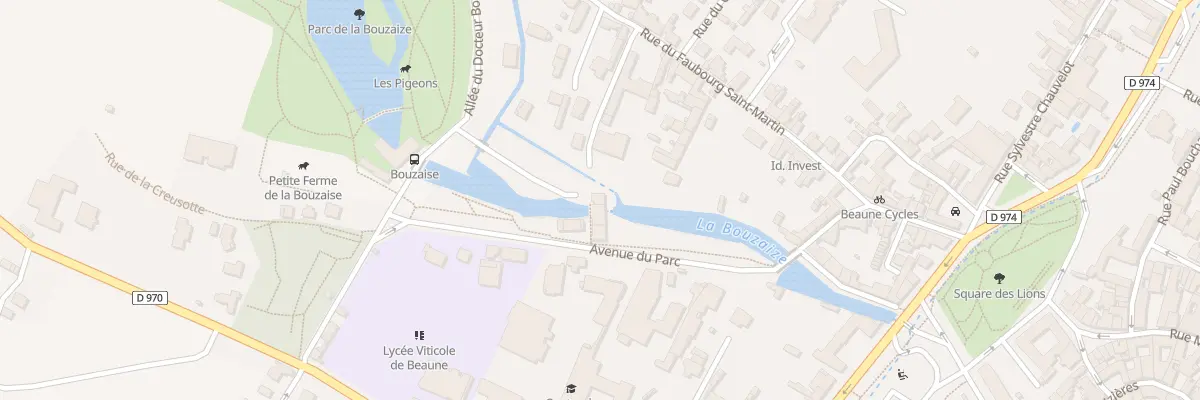Plan du 17B Av du Parc à Beaune