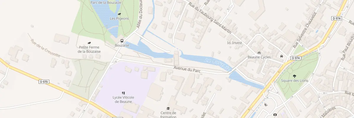 Plan du 17 Av du Parc à Beaune