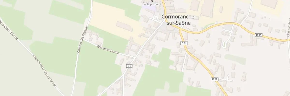 Plan du 87 Rue de la Farge à Cormoranche-sur-Saône