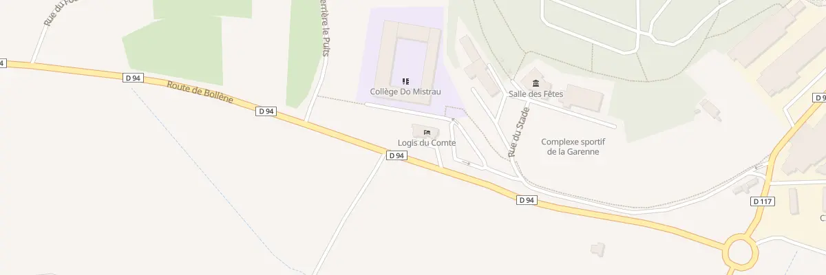 Plan du 424 Rte de Bollène à Suze-la-Rousse
