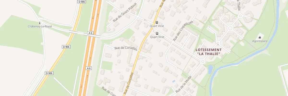 Plan du 51A Rue de Corcelles à Champforgeuil