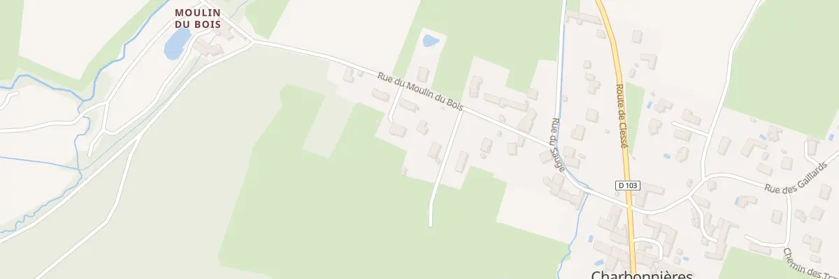 Plan du 15 Rue du Moulin du Bois à Charbonnières