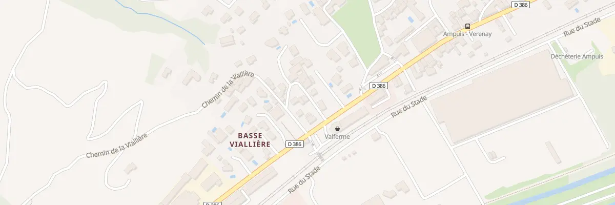 Plan du 6 Che de la Basse Viallere à Ampuis