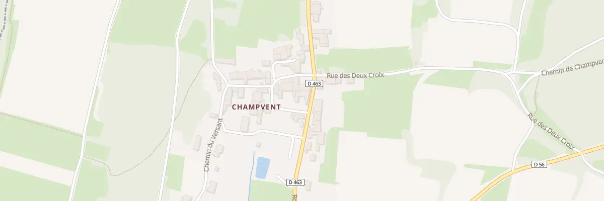 Plan du 5084 Champvent à Chardonnay