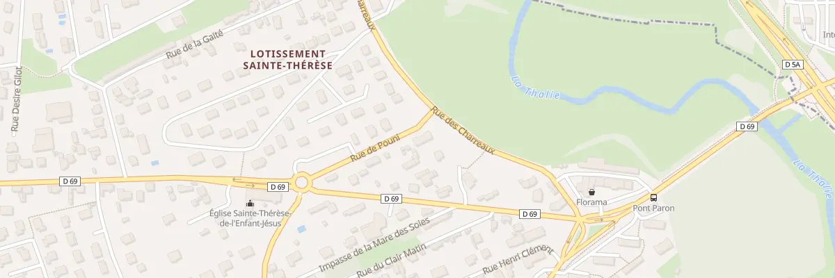 Plan du 13 Rue des Charreaux à Saint-Rémy