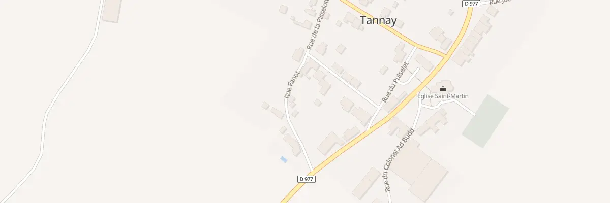 Plan du 8 Rue Claude Warsmann à Tannay-le-Mont-Dieu