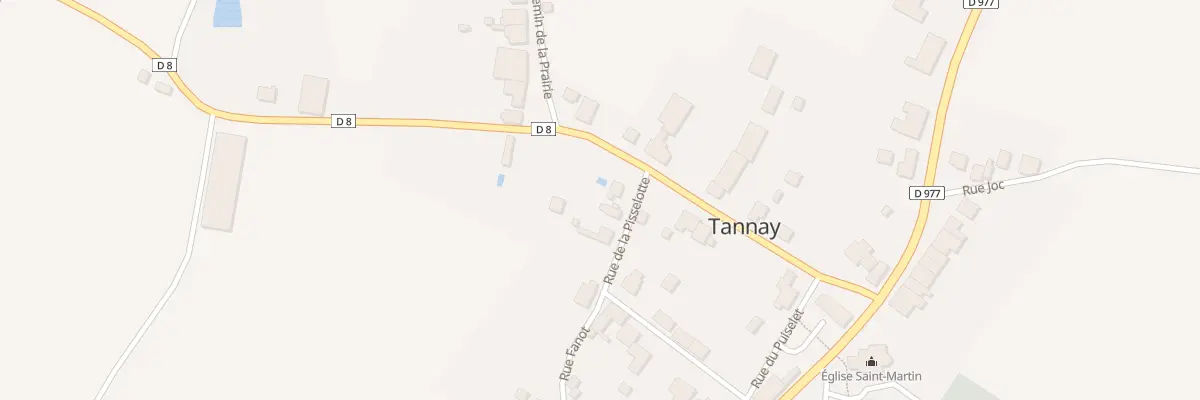 Plan du 1 Rue de la Pisselotte à Tannay-le-Mont-Dieu