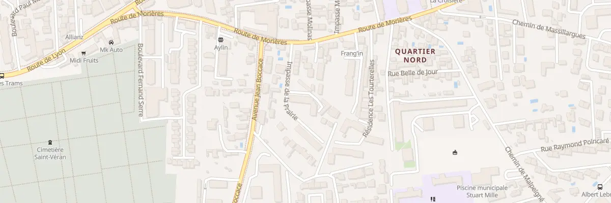 Plan du 22 Rte de Morières à Avignon