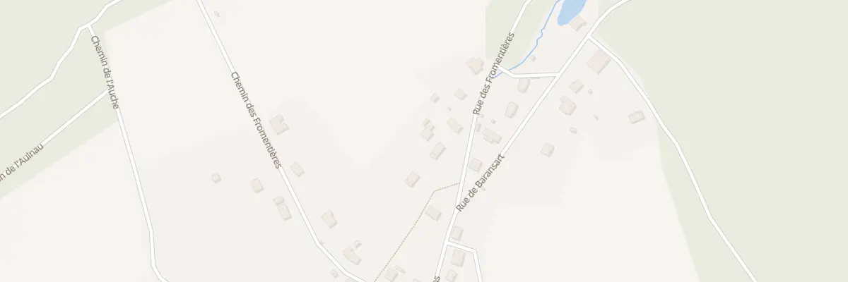 Plan de la Rue de Fromentieres à Gespunsart