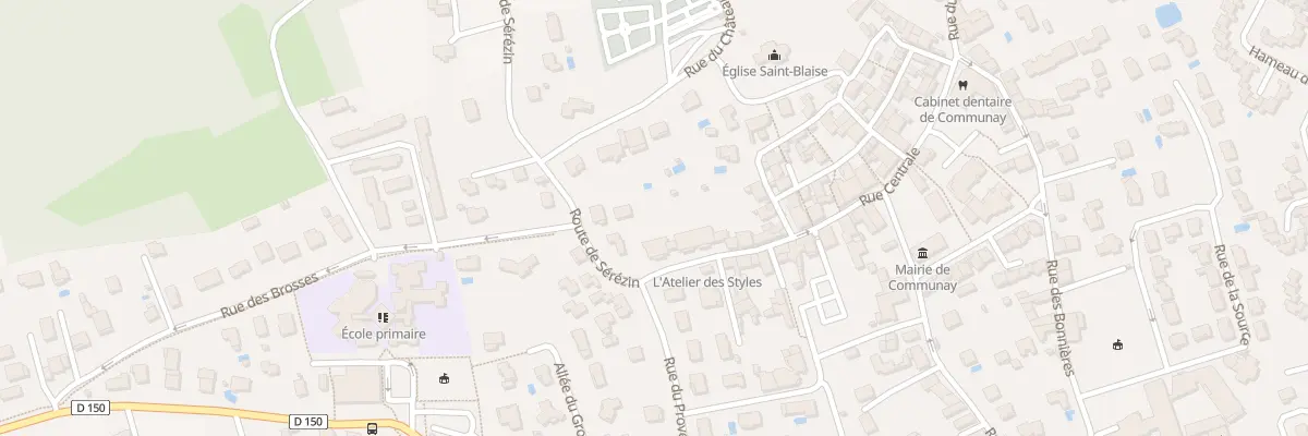 Plan du 48 Rue Centrale à Communay