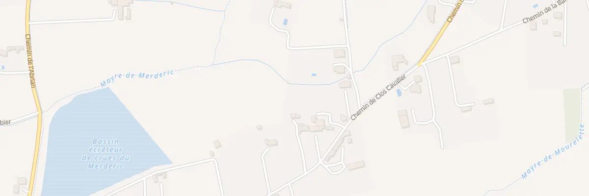 Plan du 1036 Che de Clos Cavalier à Orange