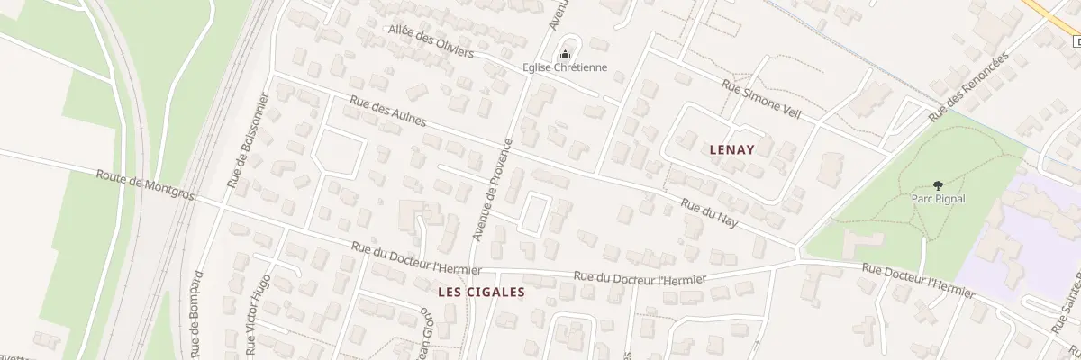 Plan du 3 All des Fauvettes à Livron-sur-Drôme