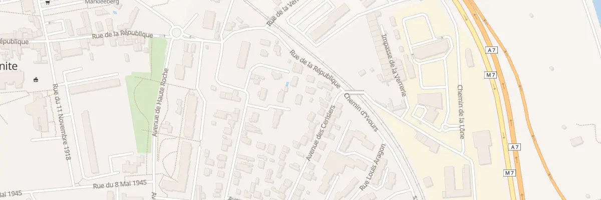 Plan du 5 Av de la Terrasse à Oullins-Pierre-Bénite