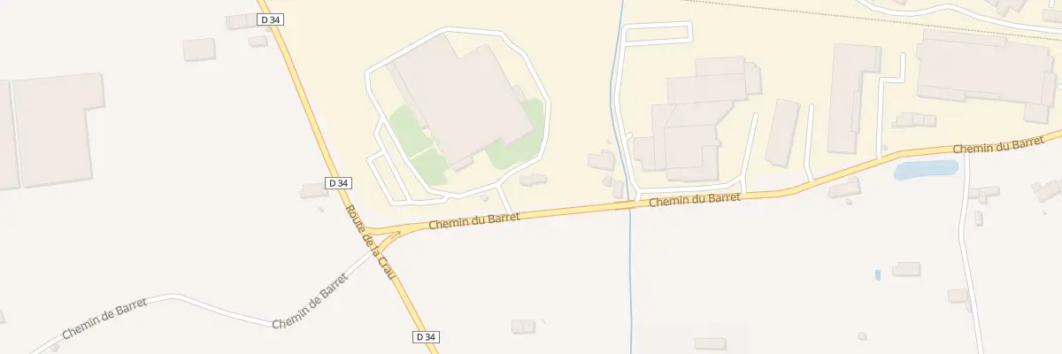 Plan du 1154A Che du Barret à Châteaurenard