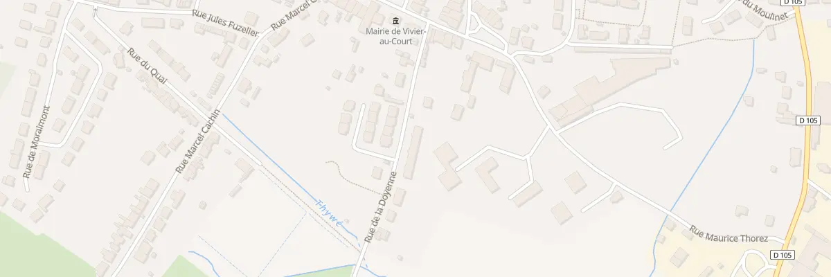 Plan du 3 Rue de la Doyenne à Vivier-au-Court