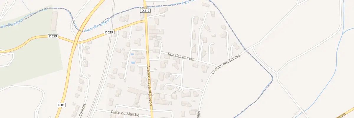 Plan du 10 Rue des Murets à Mauves