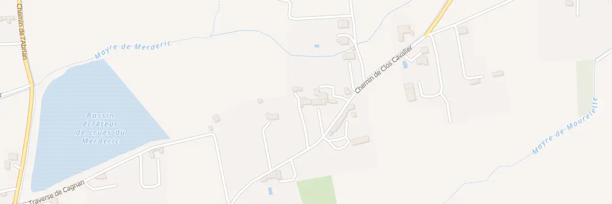 Plan du 1035 Che de Clos Cavalier à Orange
