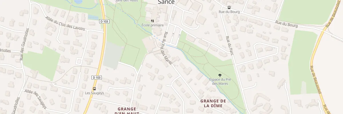 Plan du 17 Rue du Pré des Mares à Sancé