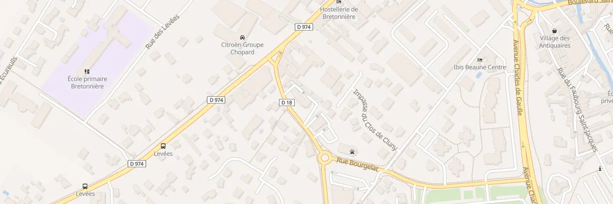 Plan du 3 Av de la Résistance à Beaune