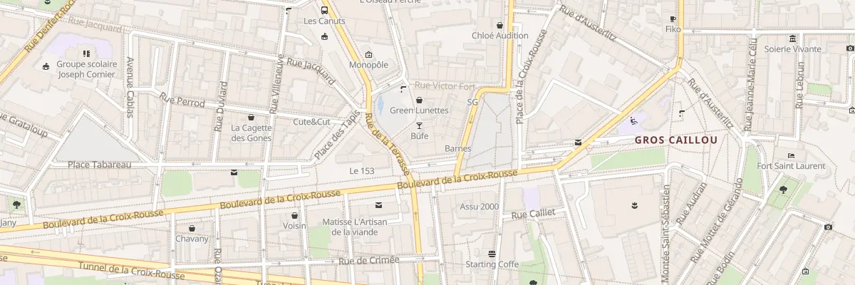 Plan du 159 Bd de la Croix-Rousse à Lyon 4e Arrondissement
