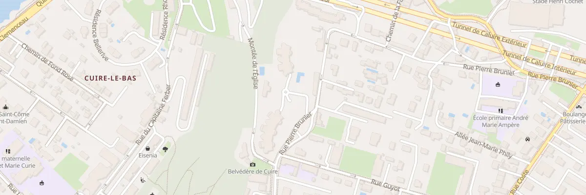 Plan du 91 Rue Pierre Brunier à Caluire-et-Cuire