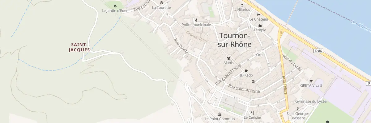 Plan du 12B Rue Davity à Tournon-sur-Rhône