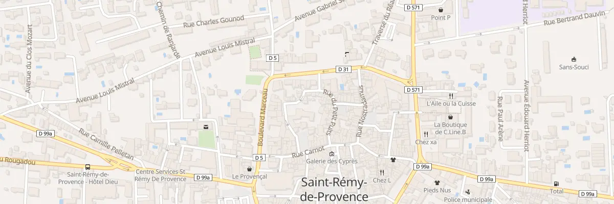 Plan du 1A Rue du Parage à Saint-Rémy-de-Provence