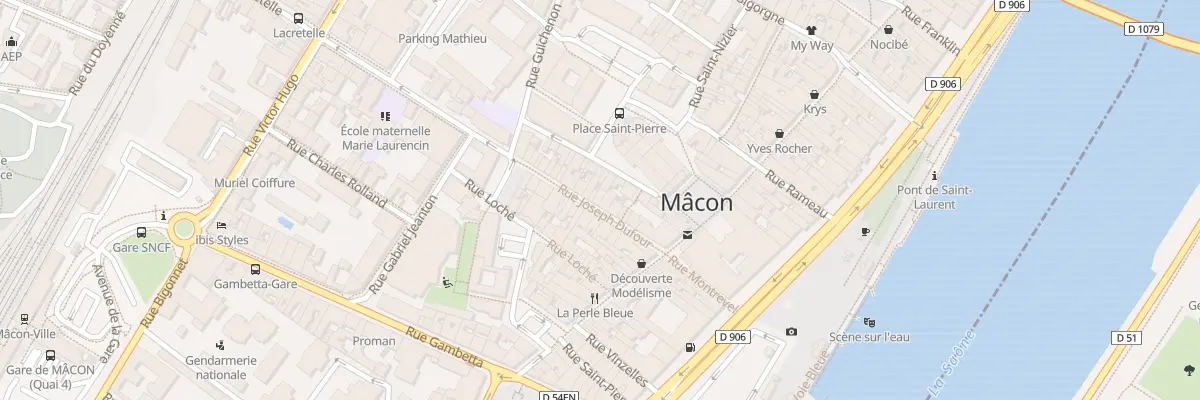 Plan du 32 Rue Joseph Dufour à Mâcon