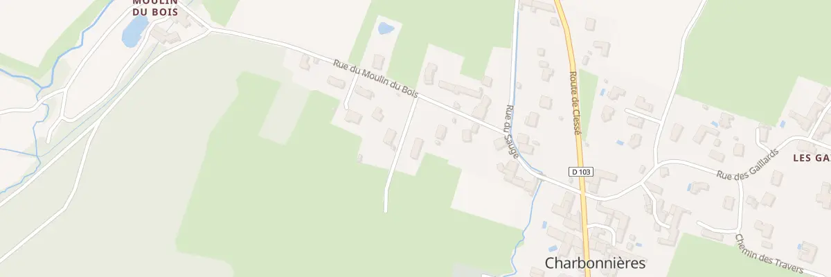 Plan du 9 Rue du Moulin du Bois à Charbonnières